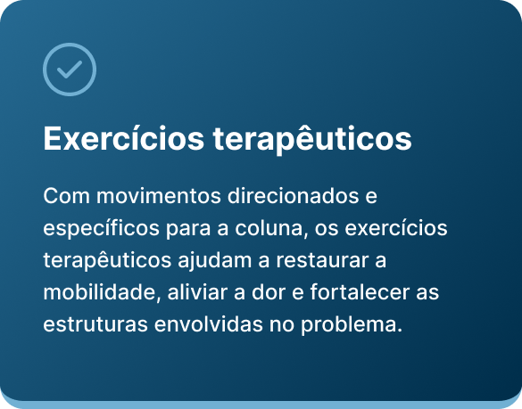Exercícios terapêuticos para restaurar a mobilidade, aliviar a dor e fortalecer a coluna